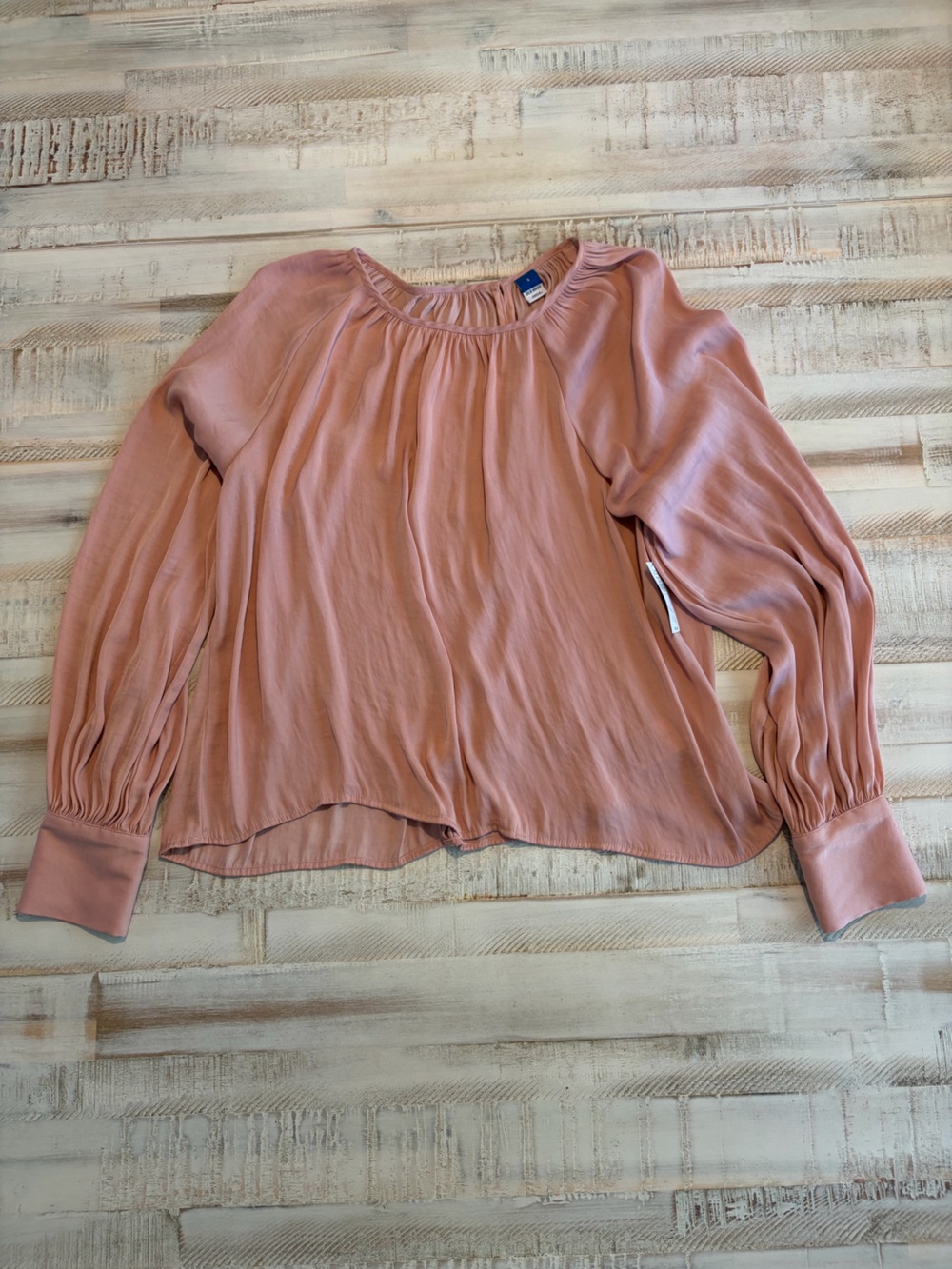 NWT Old Navy Satin Shirred Blouse Lot of 2 Black Pink Size S $80 Retail
